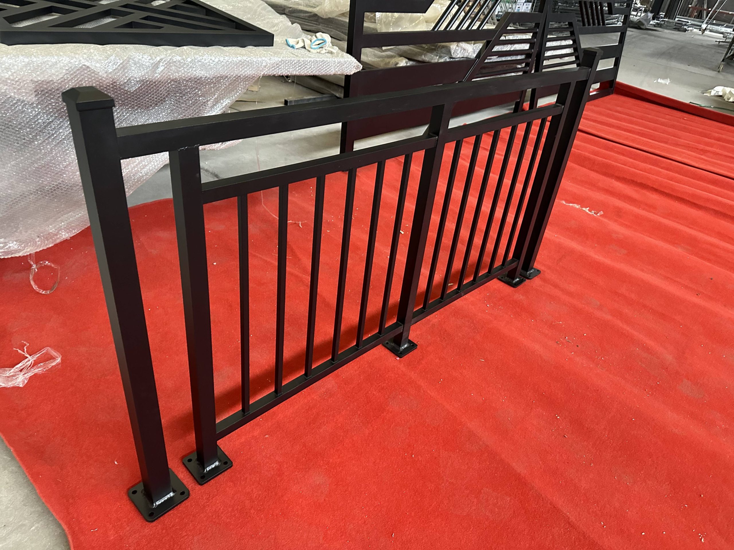 welded aluminum railing – 6 feet wide, 1 meter high welded aluminum railing – 6 feet wide, 1 meter high