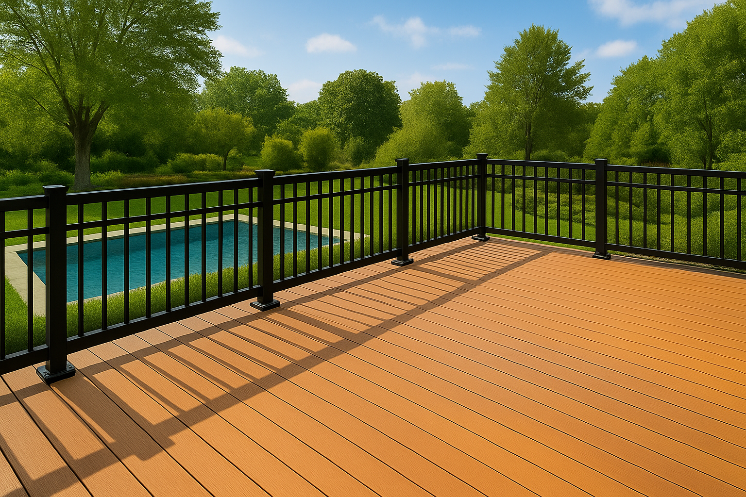complete welded aluminum railing section – 6 feet complete welded aluminum railing section – 6 feet